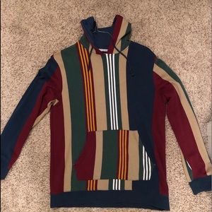 Pacsun striped hoodie